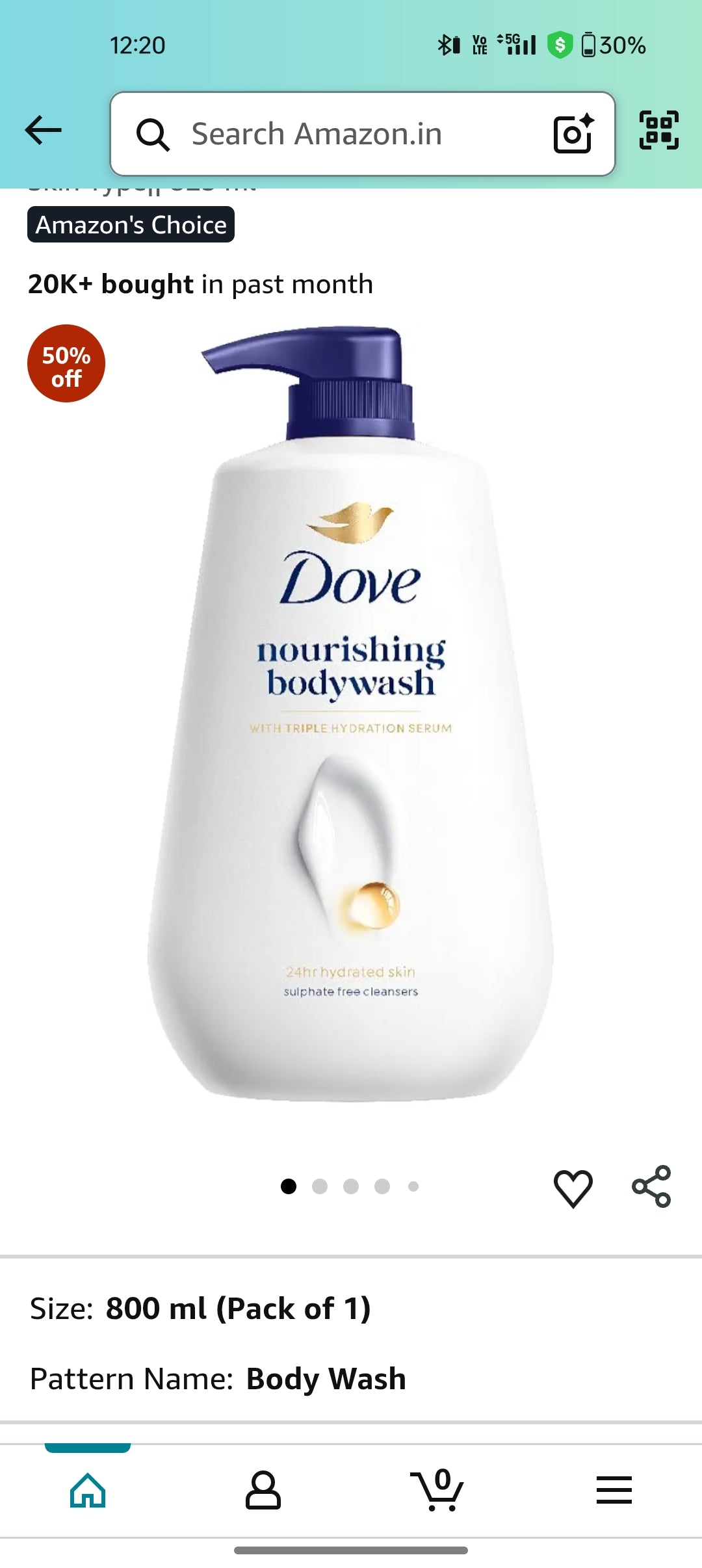 Dove Body wash