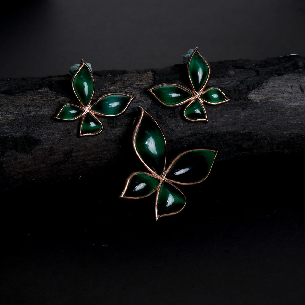 Butterfly Pendant Set